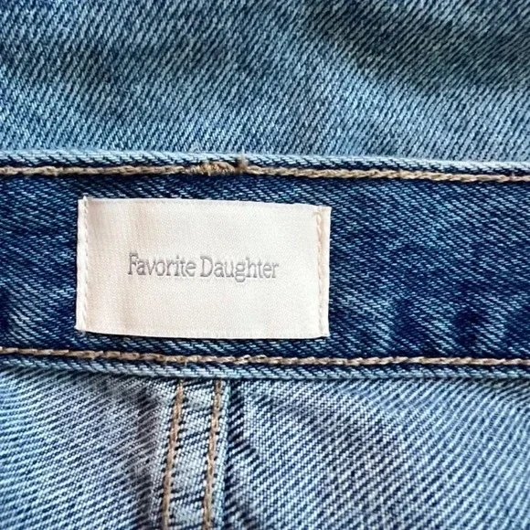 Favorite Daughter The Tommy Dublin Raw Hem High Rise Bermuda Short Size 31
